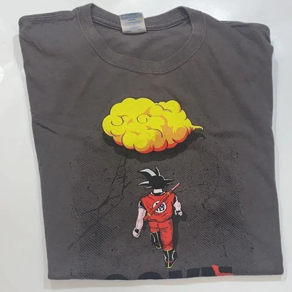 Goku Dragonball Z VINTAGE GILDAN HEAVY COTTON POLO MEN SIZE XL